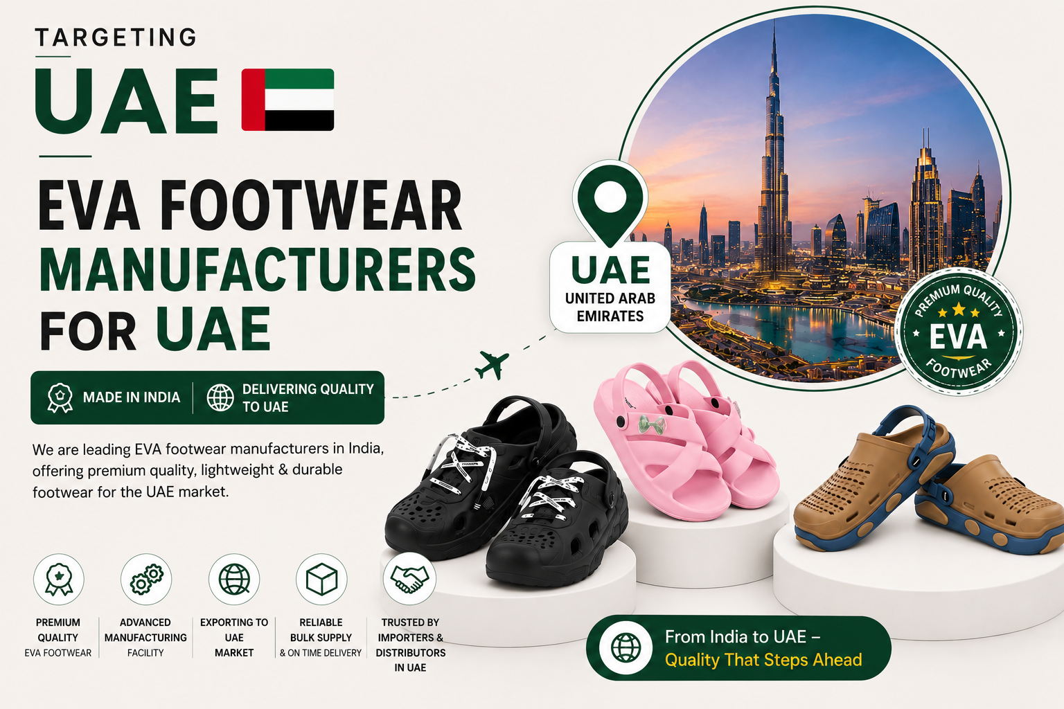 EVA Footwear Manufacturers for UAE